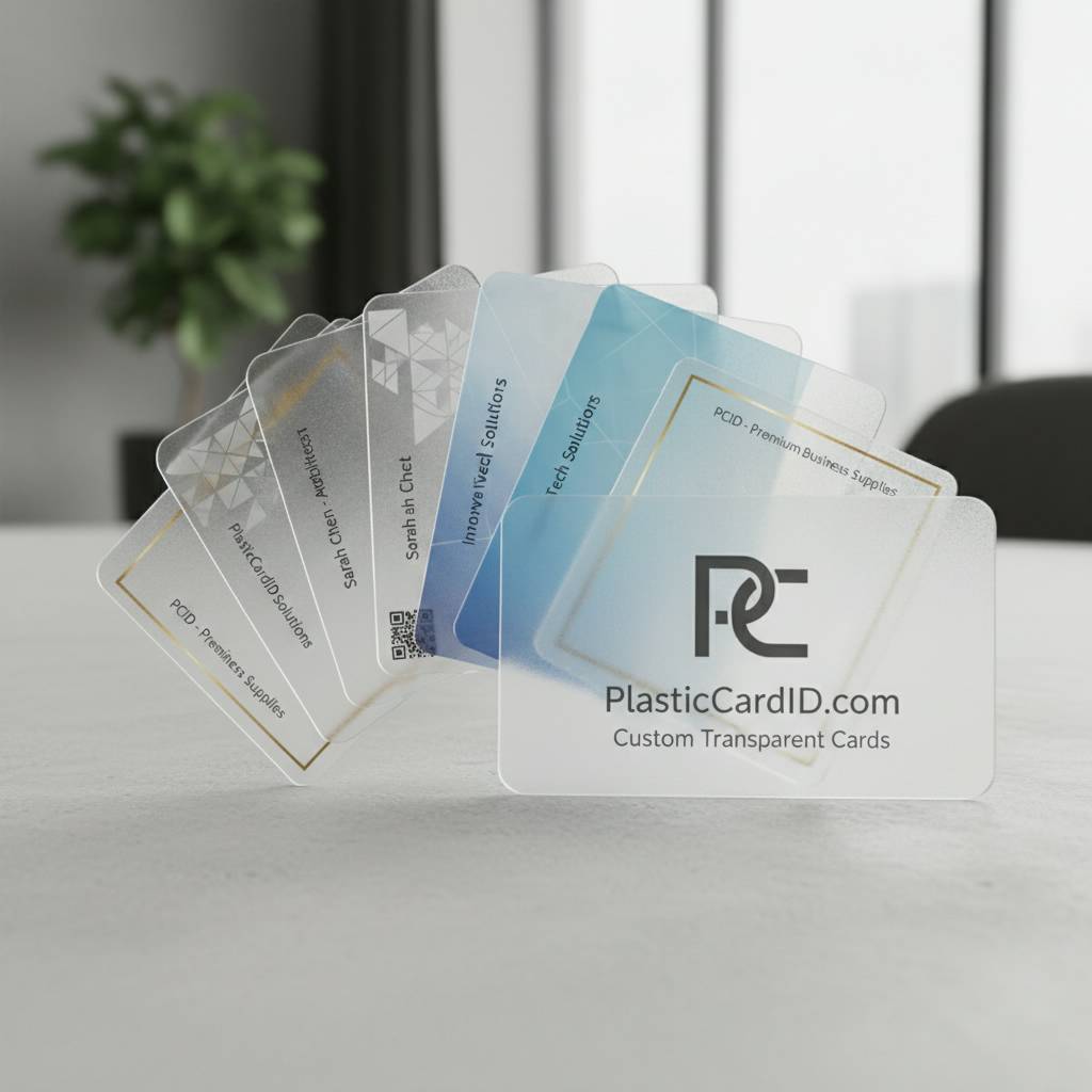 Clear Plastic Business Cards: Features & Options