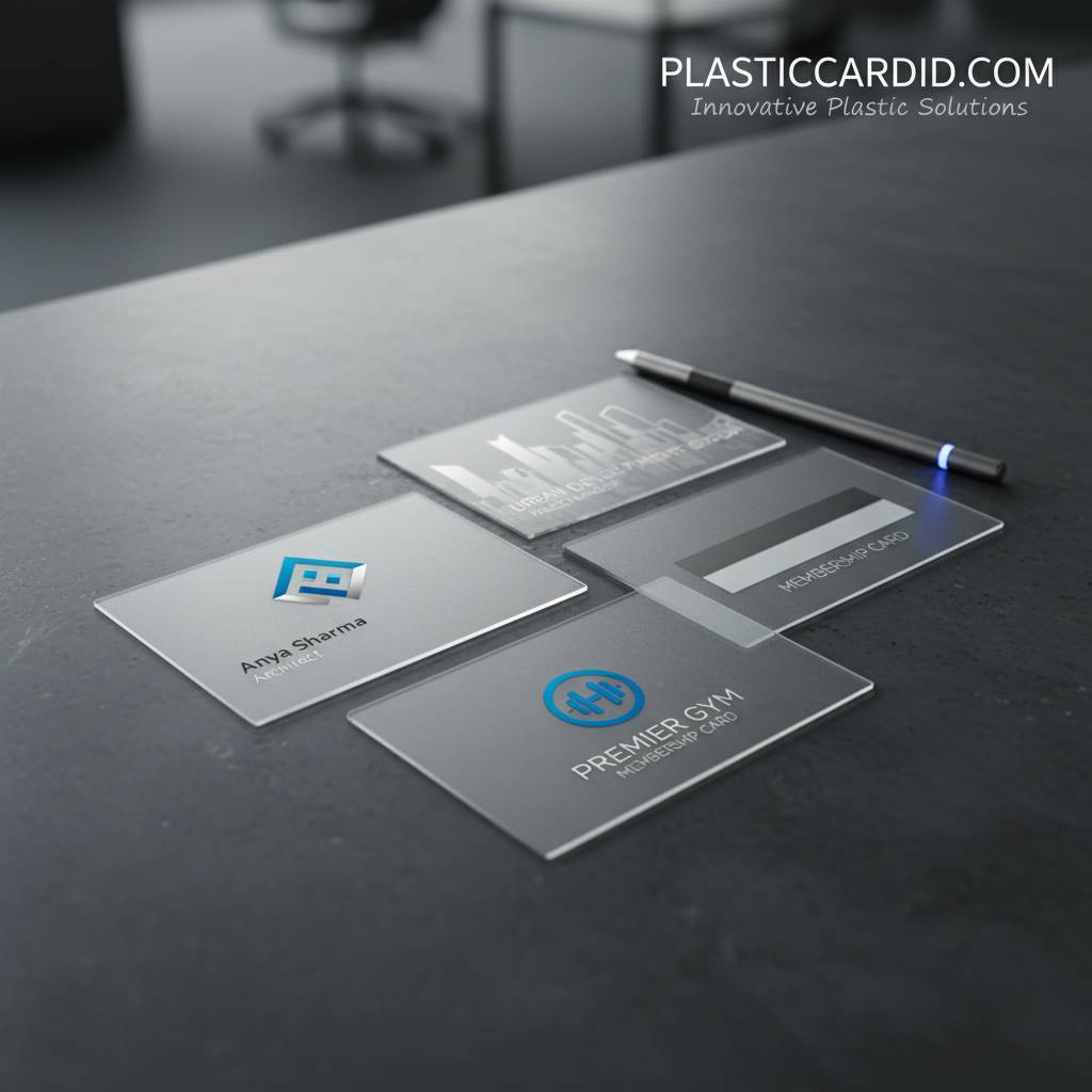 Clear Plastic Business Cards