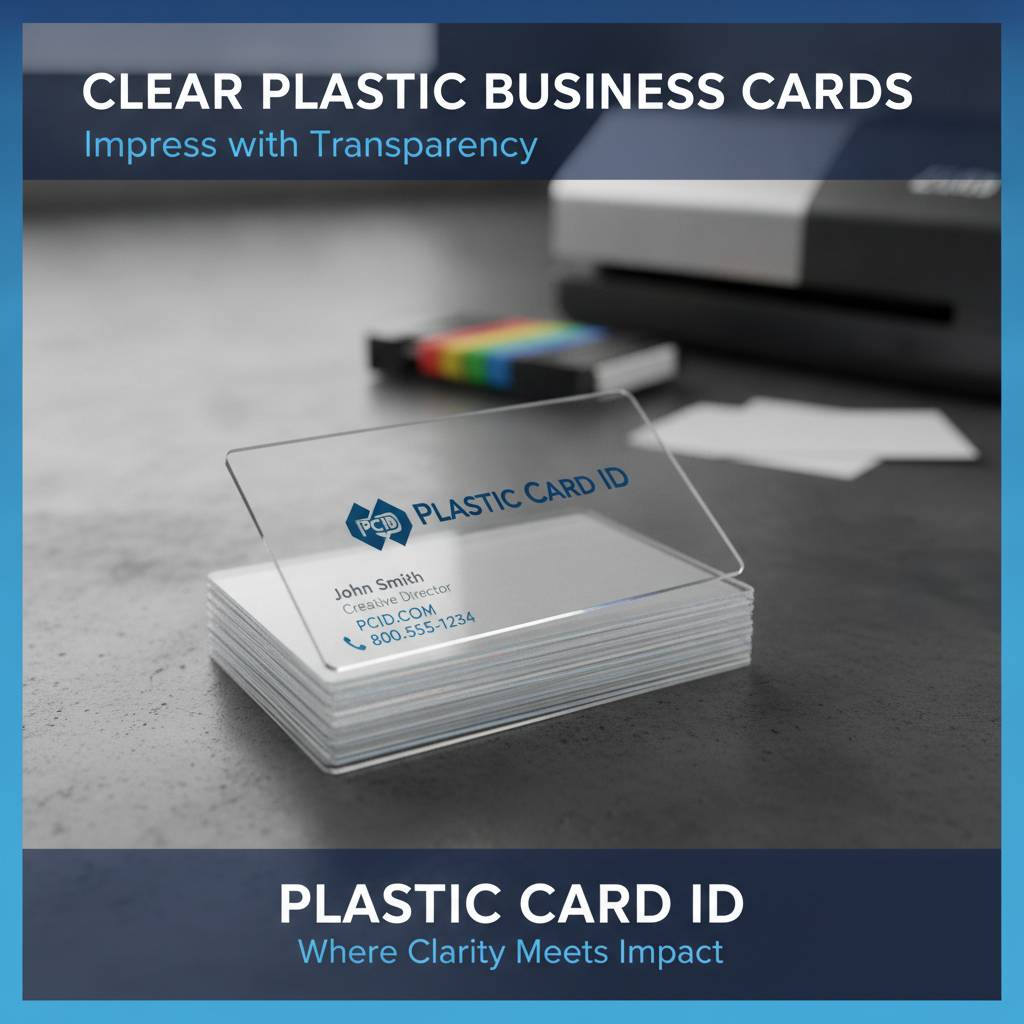 Welcome to Plastic Card ID: Where Clear Plastic Business Cards Make a Lasting First Impression